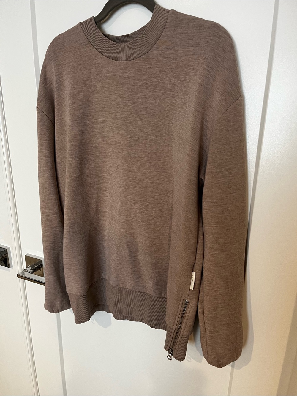 Varley DoubleSoft Sweatshirt in Taupe